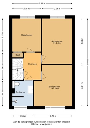 Floorplan - Goudvink 2, 3752 NP Bunschoten-Spakenburg